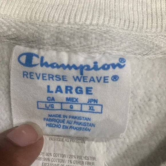 Champion Pittsburgh Penguins Gray Sweatshirt  sz L - Picture 5 of 11